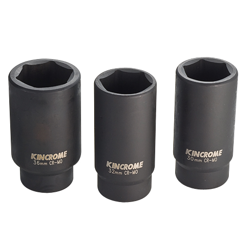 3/4” Drive Impact Socket – 27,28,30,33,45,46,59mm Deep 3/4” Drive Impact Socket – 27,28,30,33,45,46,59mm Deep