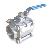 ZT-302 Three peice Screw Body ball valve