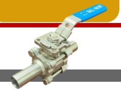 Three Pieces SANITARY Ball Valve