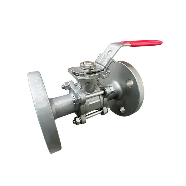 Three Pieces Flange Ball Valve (PN16) Directed Mount Pad