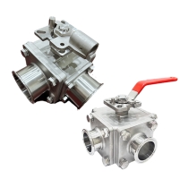 Multi-port Sanitary Ball Valve Multi-port Sanitary Ball Valve