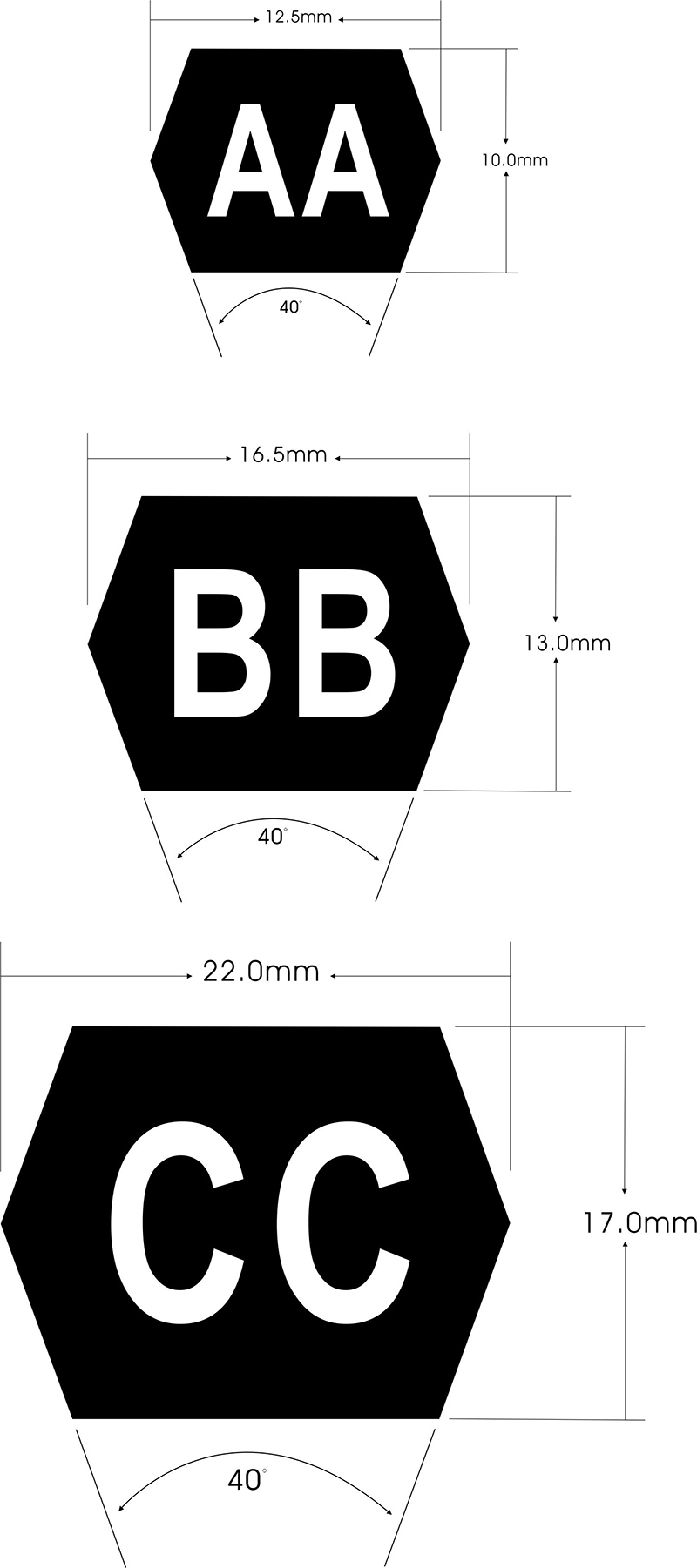 HEXAGONAL BELTS