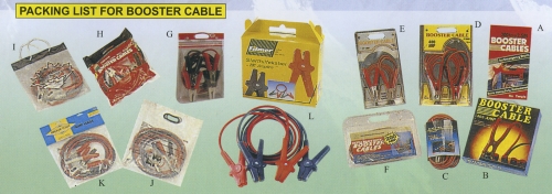 PACKING LIST FOR BOOSTER CABLE