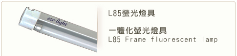 Frame fluorescent lamp