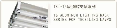 Aluminum Lighting Rack Series For T5Ceiling Lamps