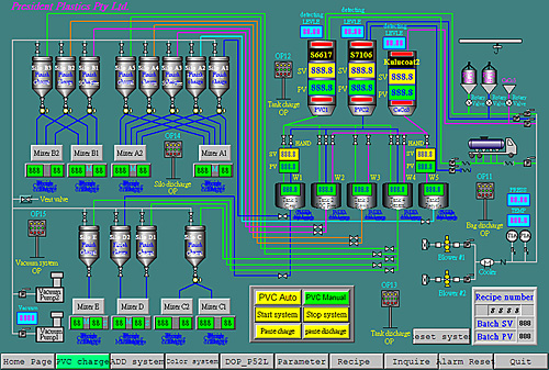 Automated Control For Turnkey Storage/Material Weighing And Conveyance (Graphic Monitoring) Automated Control For Turnkey Storage/Material Weighing And Conveyance (Graphic Monitoring)