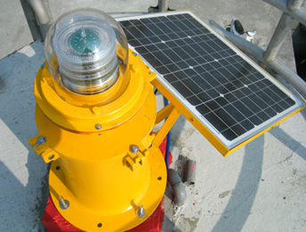 Solar-powered LED Guiding Lamp