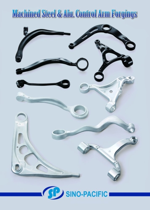 Machined Steel & Alu. Suspension Control Arm Forgings Machined Steel & Alu. Suspension Control Arm Forgings