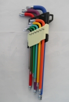 9pc Hex Key Wrench Set (Extra-Long, 9-Color Coating)
