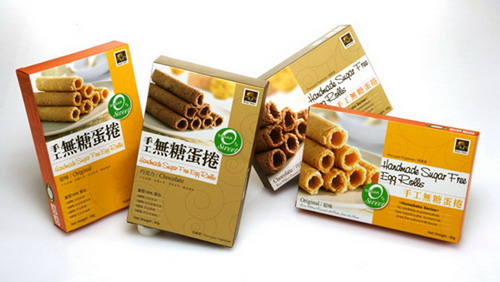 手工无糖蛋卷(原味、巧克力) 手工无糖蛋卷(原味、巧克力)