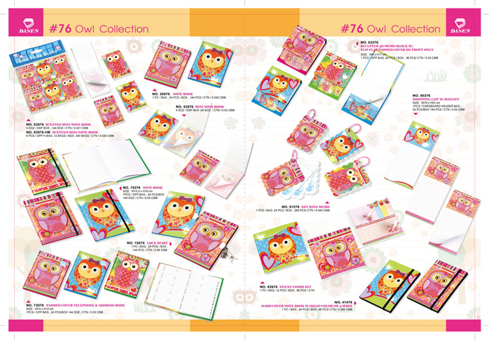 #76 - New Owl collection e-catalogue