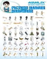 Picture hanging hardware