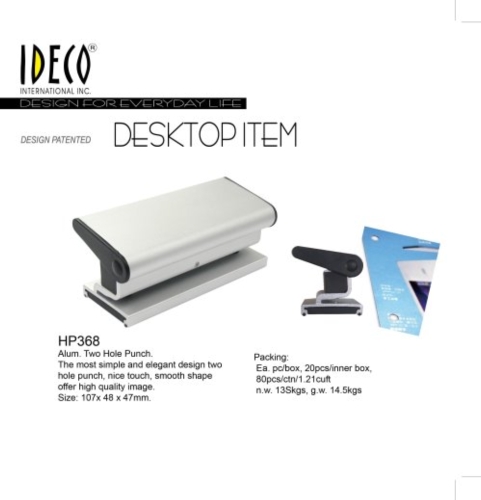 Alum. Two Hole Punch Alum. Two Hole Punch