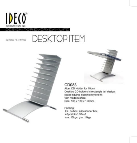 Alum.CD Holder for 10pcs Alum.CD Holder for 10pcs
