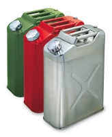 20 Litre Galvanized / Stainless Steel Portable Jerry Can