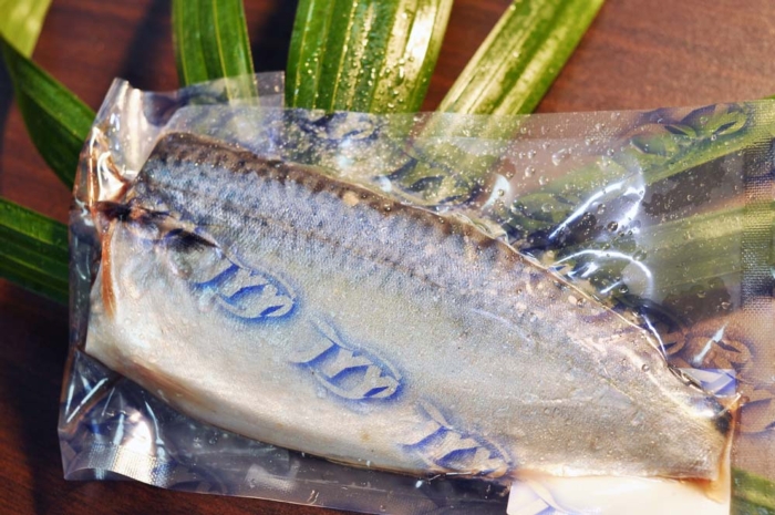 Salt fillet of mackerel pack