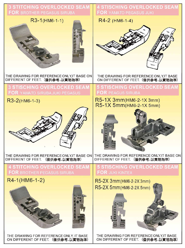 5 Stisching Overlocked Seam