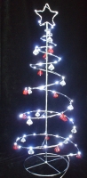 Battery Operated Iron Christmas Tree