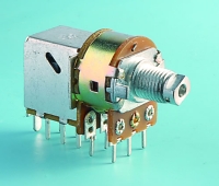 Rotary Potentiometer With Push And Pull Switch