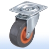 2”x 7/8 Flat-plate Swivel Caster w/Brake