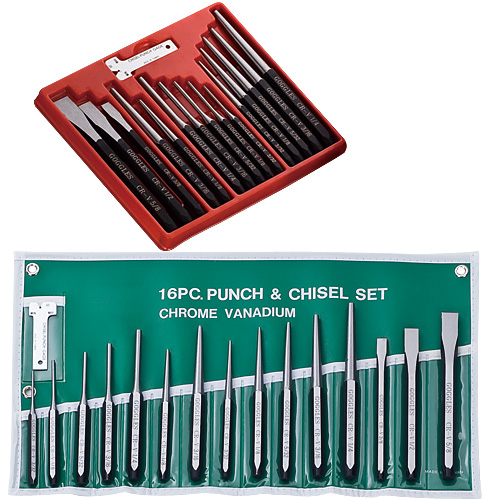 Chisel Set, Hand Tool Set, Chisel, Centering Punch, Cylinder Punch, Pricker, Cold Chisel Chisel Set, Hand Tool Set, Chisel, Centering Punch, Cylinder Punch, Pricker, Cold Chisel