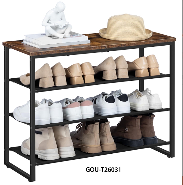 4-tier shoe rack