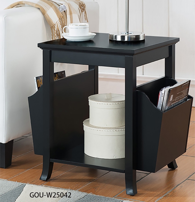SIDE TABLE WITH STORAGE