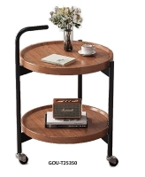 SIDE TABLE W/WHEELS