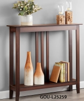 Narrow Entryway Wood Console Accent Table