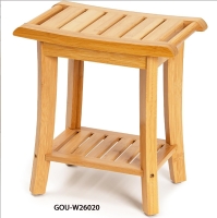 Bamboo bathroom stool
