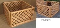 WOOD DOG GATE PLAY PEN