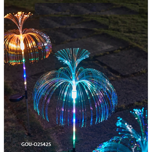 Color Changing LED Jellyfish Lights with Solar Power
