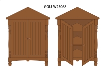 CORNER STORAGE TABLE