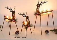 Reindeer tea light candlestick