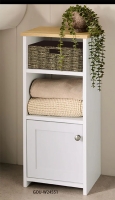 Storage Unit W/ Seagrass basket