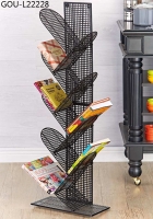 Colorful Metal Zigzag Bookcases 