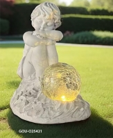 garden Angel Statue Solar Light