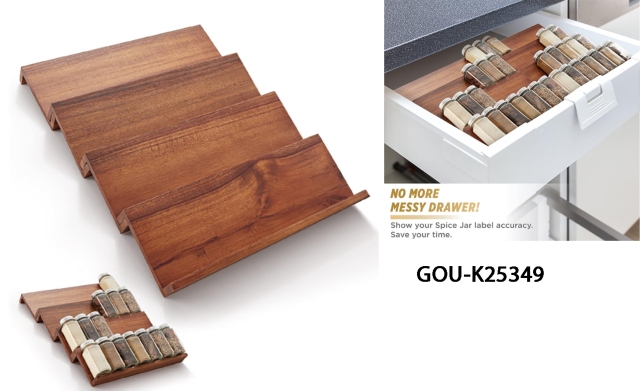 Multi-layer seasoning jar storage rack