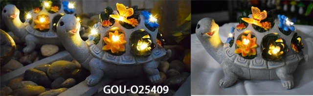 SOLAR turtle sculpture LIGHT