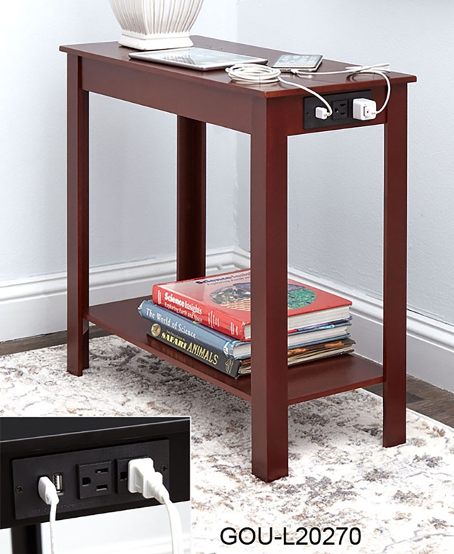 Side Table with Power Station Side Table with Power Station