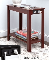 Side Table with Power Station