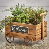 WOODEN PLANTER STAND