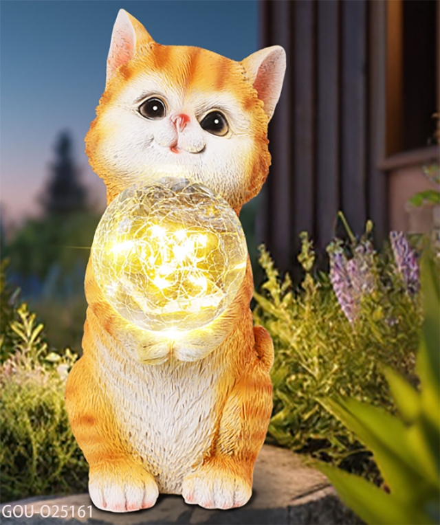 Outdoor Cat Solar Garden Light Outdoor Cat Solar Garden Light