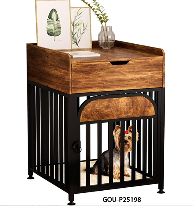 Dog Cage Bedside Table