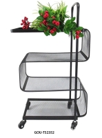 STORAGE RACK W/WHEELS