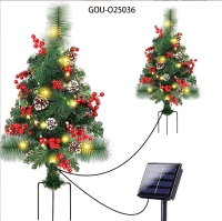 GARDEN SOLAR X’MAS TREE LIGHT GARDEN SOLAR X’MAS TREE LIGHT