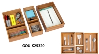 5-Piece Bamboo Storage Set 5-Piece Bamboo Storage Set