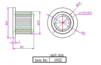 Nut for Support w/Molding