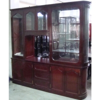 Mahogany Cabinet Room-Divider (W 7`)
