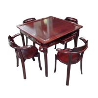 红木麻将桌椅